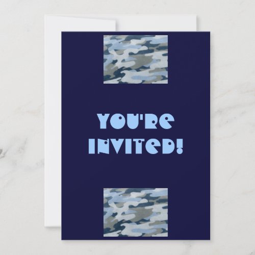 You're Invited!-Camo Look Invite