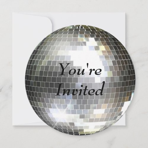 You're Invited - Disco Ball Invitation