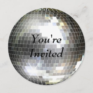 You're Invited - Disco Ball Invitation