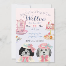 You're Invited For A Pup of Tea Announcement