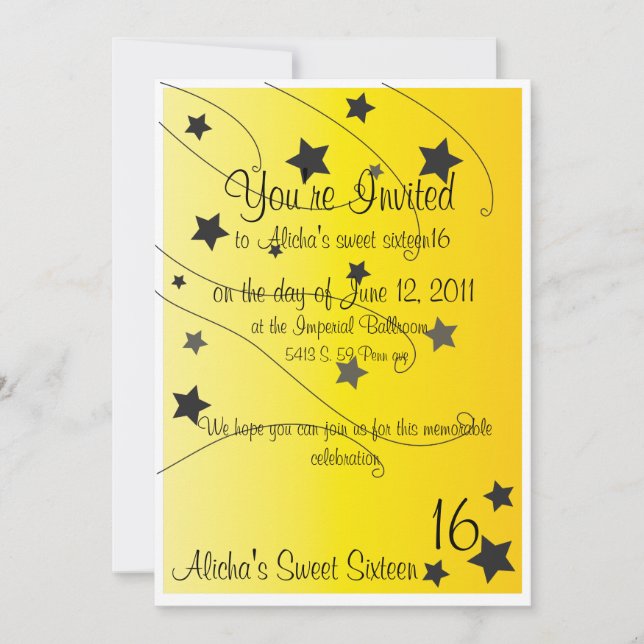 You're Invited Invitation (Front)