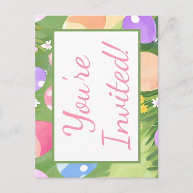 You're Invited! Invitation Postcard (Front)