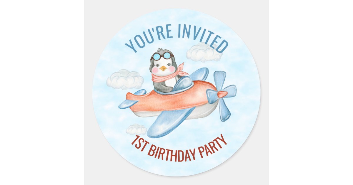 You're Invited To A Birthday Party: Dino Stickers