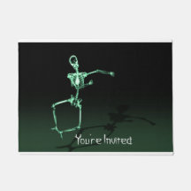 You're invited Skeleton Funny Door Mat