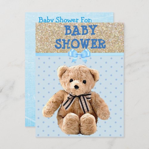 Youre Invited Teddy Bear Baby Shower Invitations