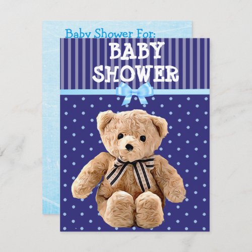 Youre Invited Teddy Bear Baby Shower Invitations