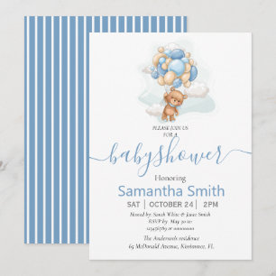 You're Invited to a Bear-y Special Baby Shower! Announcement