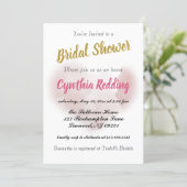 You're Invited to a Bridal Shower PHOTO Invitation (Standing Front)