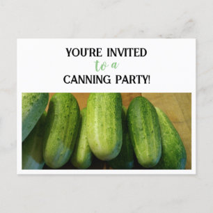 You're Invited to a Canning Party!  Postcard
