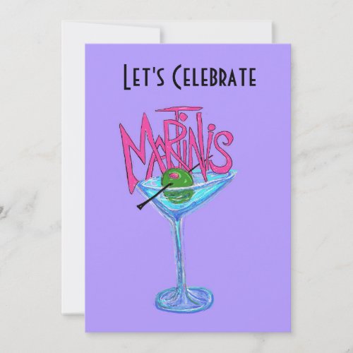Youre invited to a Martini Party Invitation