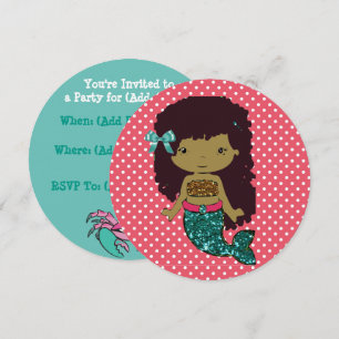 You're Invited to a Mermaid Party Invitation