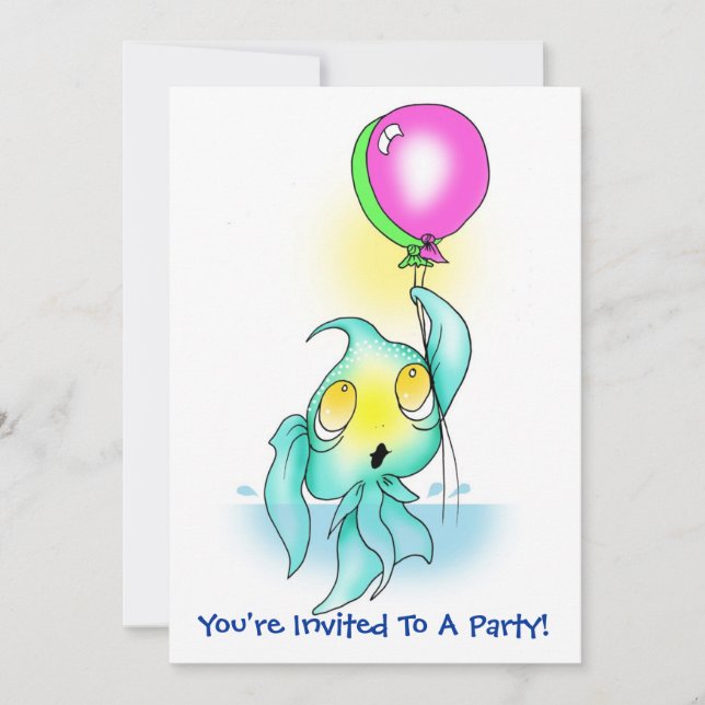 You're Invited To A Party! Invitation (Front)