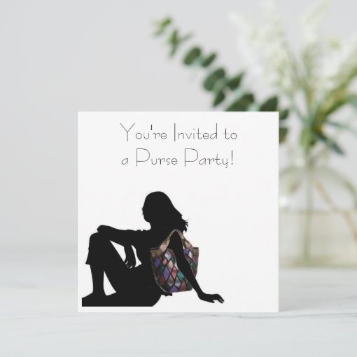 You're Invited to a Purse Party! Invitation Zazzle