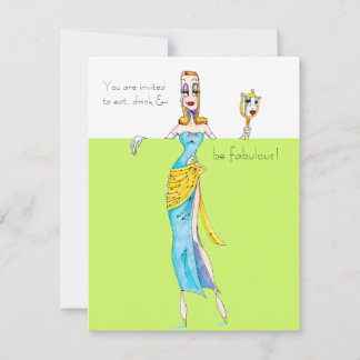 You're invited to eat, drink & be fabulous! invitation