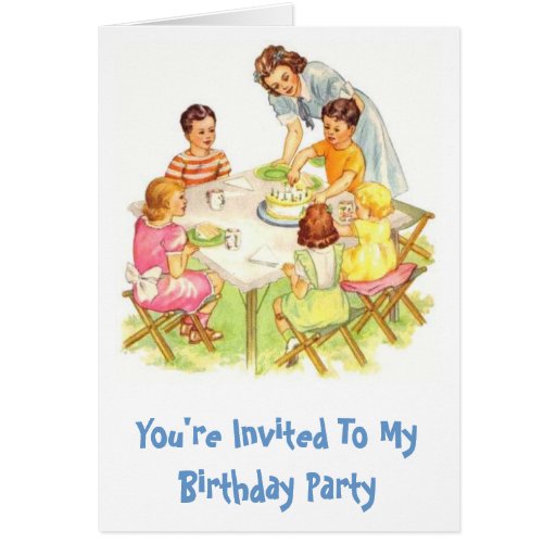You're Invited To My Birthday Party Cards | Zazzle
