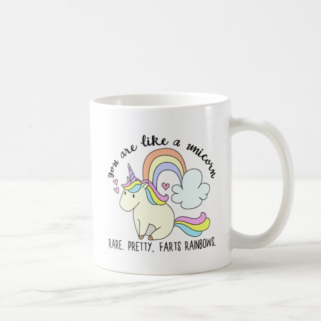 You're like a Unicorn Coffee Mug (Right)