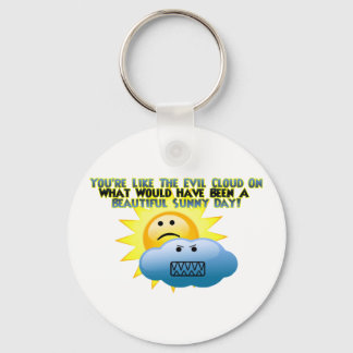 You're Like The Evil Cloud Keychain