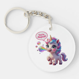 You're Magical! Unicorn Keychain