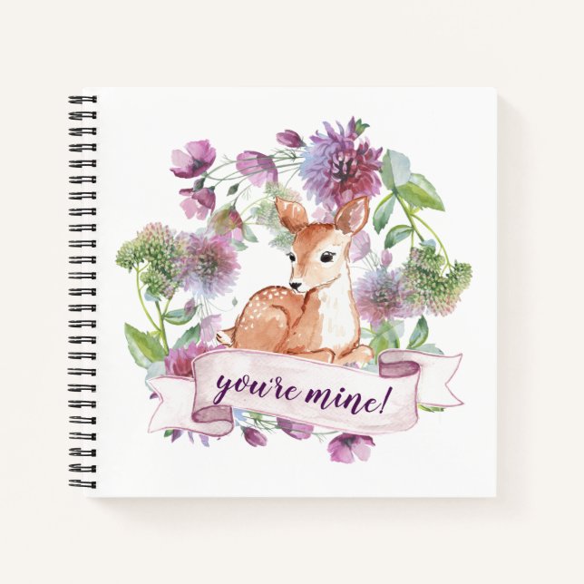 You're mine personalized Notebook (Front)