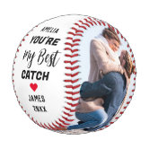 You Are My Best Catch' Boyfriend Couple Photo Baseball