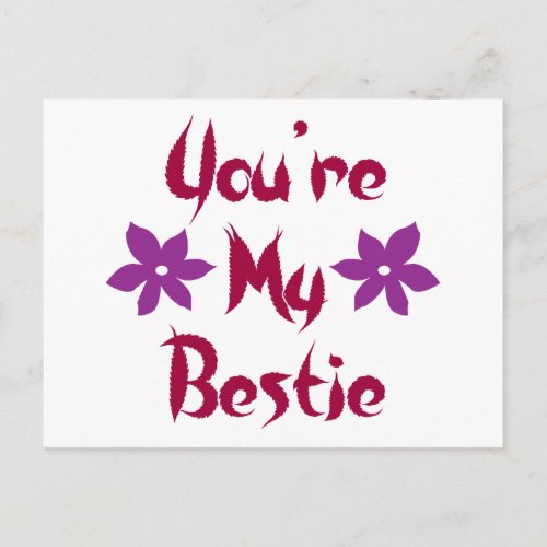 Youre My Bestie Postcard