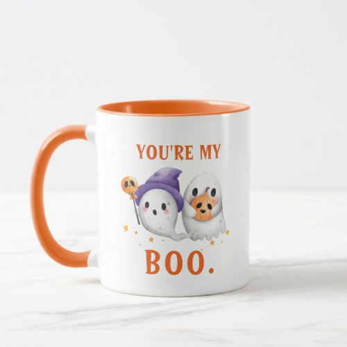 Youre My Boo Cute Ghost Happy Halloween Mug