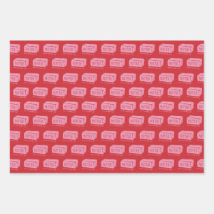 You're My Butter Half - Punny Valentine's Wrapping Paper Sheets