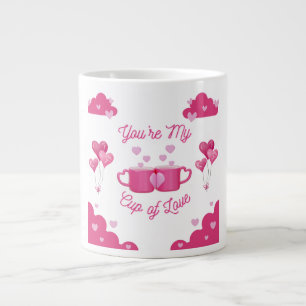 You're My Cup of Love – Romantic Gift Art Print
