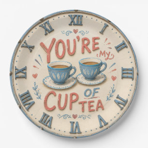 You're My Cup of Tea Kitchen Cozy Cottage Gift Paper Plates