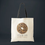 You're My Everything Bagel Foodie Wedding Favor Tote Bag<br><div class="desc">Design features an original marker illustration of a delicious everything bagel, topped with poppy seeds, sesame seeds, onion flakes, salt, and lots of garlic. Just like the kind made by your local bakery! This foodie design is also available on other products. Lots of additional food-themed illustrations are also available from...</div>