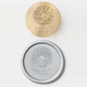 You're My Everything Bagel Jewish Deli Bakery Food Wax Seal Stamp