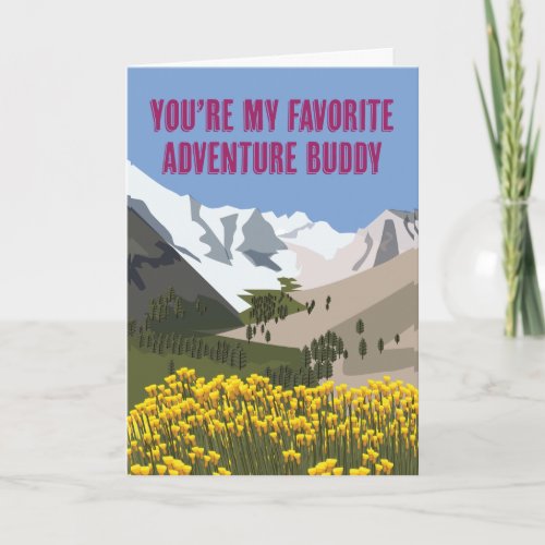 Youre My Favorite Adventure Buddy Card