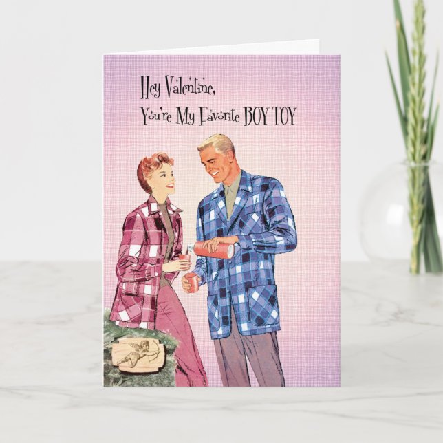 You're My Favorite Boy Toy, Valentines Day Card (Front)