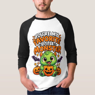 You're My Favorite Little Monster - Cute Halloween T-Shirt