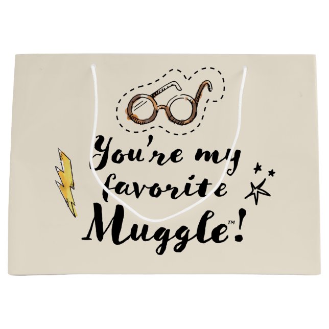 You're My Favorite Muggle™ Large Gift Bag (Front)