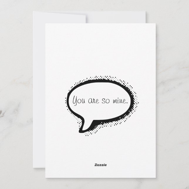 You're My Favorite Notification Phone Valentine's Holiday Card (Back)