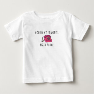 You're My Favorite Pizza Place - Smosh TNTL Quote Baby T-Shirt
