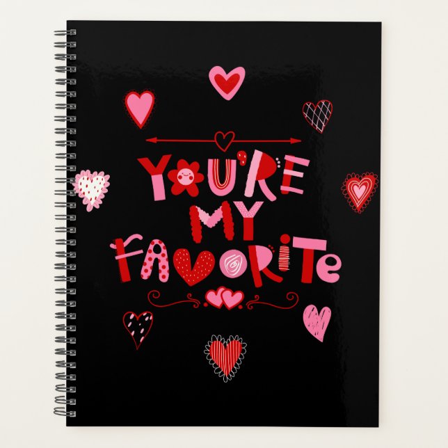 You're My Favorite Valentine Calendar Planner (Front)