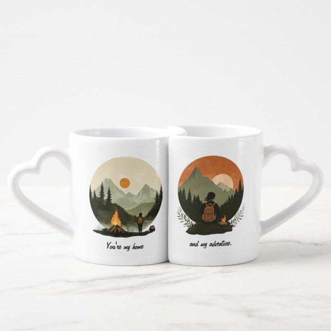 You're my home - Adventure couple's mug (Front Nesting)