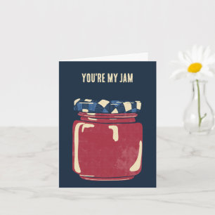 You're my Jam Customizable Anniversary Card