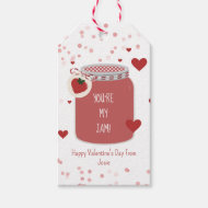 You're My Jam Strawberry Valentine's Day Gift Tags