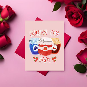 You're My Jam Valentines Day Card