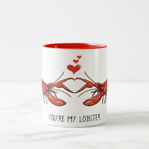 You're My Lobster Love Romance VDay Red Mug