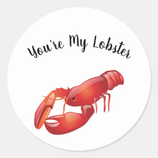 You're My Lobster Sticker Set