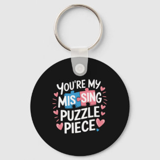 You're My Missing Puzzle Piece Valentine Matching  Keychain