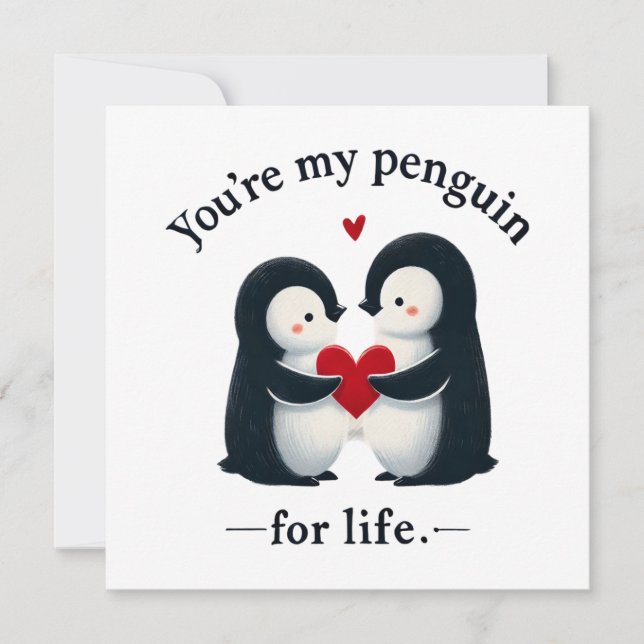 You're my penguin for life couple  (Front)