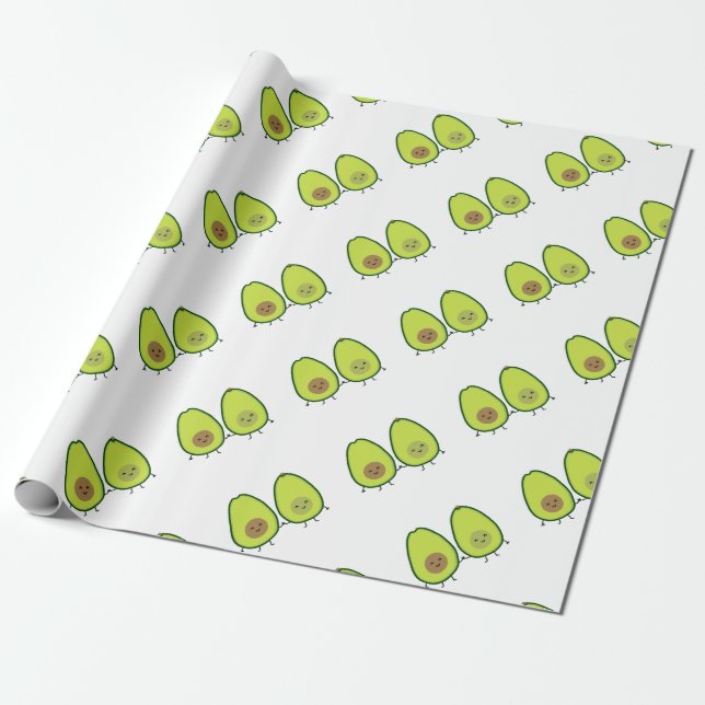 You're my PERFECT HALF, AVOCADO Wrapping Paper (Unrolled)