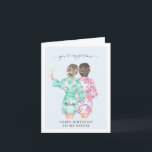 You're My Person | Best Friend Birthday Card<br><div class="desc">Remembering your friend on their birthday with a card already shows you care, but if you love them like family, or they truly are your best friend, a custom card is a must! Please let me know if you need any changes to hair color/style. Add your custom wording to this...</div>