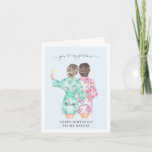 You're My Person | Best Friend Birthday Card<br><div class="desc">Remembering your friend on their birthday with a card already shows you care, but if you love them like family, or they truly are your best friend, a custom card is a must! Please let me know if you need any changes to hair color/style. Add your custom wording to this...</div>