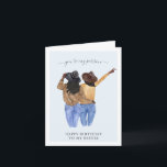 You're My Person | Best Friend Birthday Card<br><div class="desc">Remembering your friend on their birthday with a card already shows you care, but if you love them like family, or they truly are your best friend, a custom card is a must! Please let me know if you need any changes to hair color/style. Add your custom wording to this...</div>